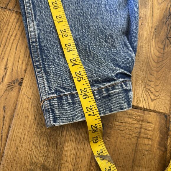 Abercrombie Fitch Ultra High Rise Tapered Womens Jeans Size 28/6R Acid Wash - Picture 5 of 8